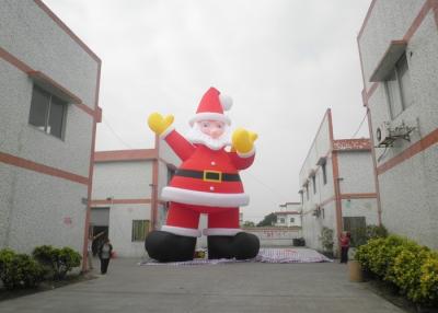 China Fireproof   210D Nylon Xmas Holiday Inflatable Santa Claus for sale