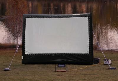 China 6*4 m Outdoor Inflatable Movie Screen / Projection Film Screen For Advertisement for sale