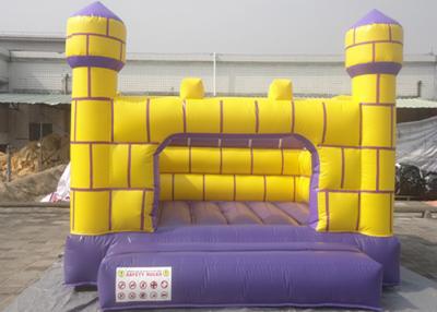China Square Shape Inflatable Jumping Castle / PVC Tarpaulin Commercial Bouncy castle for sale