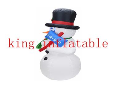 China Customized Inflatable Christmas Products 6ft Shivering Snowman for sale