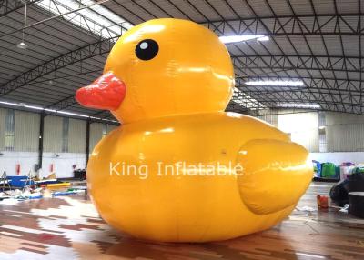 China Outdoor Inflatable Yellow Duck 4m Water Toys For Advertising PVC Tarpaulin for sale