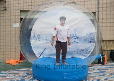 China Nylon Fabric 2.5 M Bubble Inflatable Snow Globe For Take Photos for sale