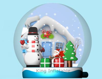 China Outdoor PVC Tarpaulin 3M Dia Inflatable Snow Globe For Advertising for sale