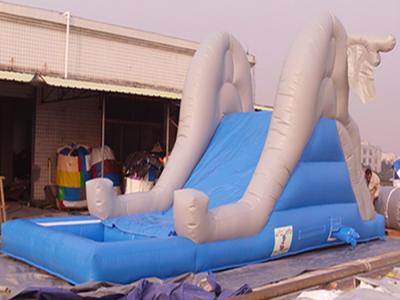 中国 子供の娯楽ゲームのための商業膨脹可能な水スライドのプール 販売のため