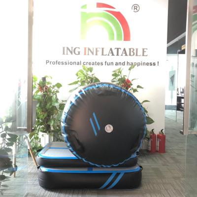China Gimnasio inflable Mat Air Tumbling Track Gymnastics que anima el piso del aire en venta