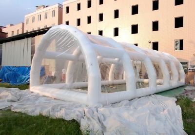 Китай купол пузыря бассейна 12*6m воздухонепроницаемый ясный раздувной, водоустойчивый купол бассейна продается