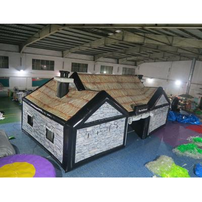 China 0.55mm PVC Inflatable Irish Pub Tent For Outdoor Event for sale