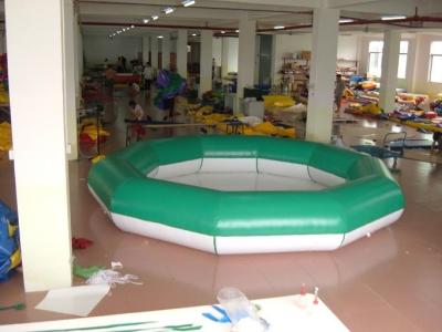 China Polygon Swimming Pool 4m diameter / Inflatable Swimming Pools For Children for sale