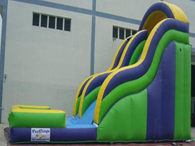 China Kids Backyard Inflatable Water Slide With Pool PVC Tarpaulin CE Certificate Blower for sale