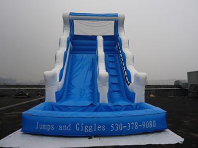 China Outdoor Inflatable Amusement Slide Pool For Kids CE Certificate Waterproof Slide for sale