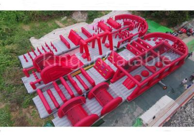 China 50m Long 5k Inflatable Obstacle Course Children Amusement Park for sale