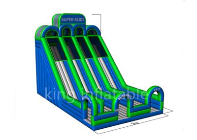 China 0.55mm High Commercial Park Inflatable Water Slide Sports Game for sale