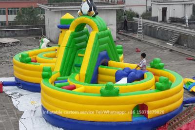 China Outdoor Inflatable Amusement Park / Children Playground Equipment For Kids for sale