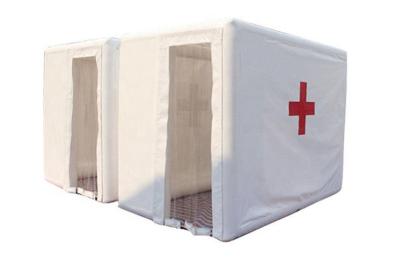 China Airtight Portable Inflatable Disinfection Channel Tent With Atomizer Sanitizing Machine for sale