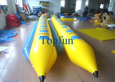 China Double Line Inflatable Banana Boat for 7 Persons / Inflatable Banana Drafting Boats for sale