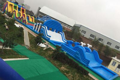 China Outdoor Inflatable Obstacle Courses Challenge Inflatable Party Games For Adults for sale