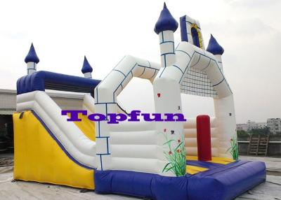 China PVC Tarpaulin Inflatable Jumping Castle With Slide For Entertainment Centers for sale