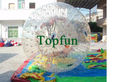 China Bola inflable clara del PVC Zorb/bola humana inflable del hámster para la rampa inflable de Zorb en venta