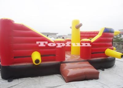 China Castillo de salto inflable del diseño del corsario con Canon para el patio de los niños en venta
