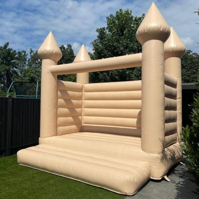 China Romantic Color Wedding Bounce House PVC Coated 210D Nylon Fabric for sale