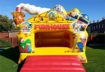 China Wacky Themed Inflatable Bounce House Kids Fun Jumping Castle for sale