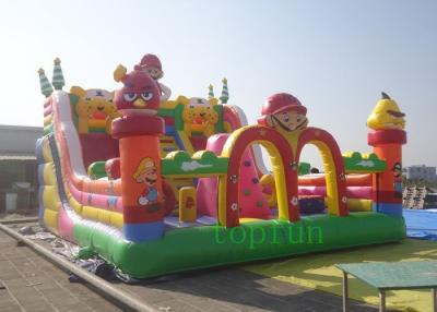 China 0.45 - 0.55mm PVC Inflatable Amusement Park Slide Unti - Ruptured for sale