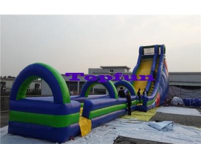 China Gaint Inflatable Water Slide Outdoor Amusement Park / Beach Sliding Games for sale