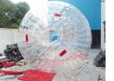 China Clear 1.0mm PVC Inflatable Zorb With 3m Outer Diameter / 2m Inner Diameter for sale