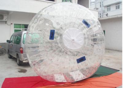 China Soccer Inflatable Zorb Ball Manufacturing In 1.0 PVC / Body Zorbing Ball for sale