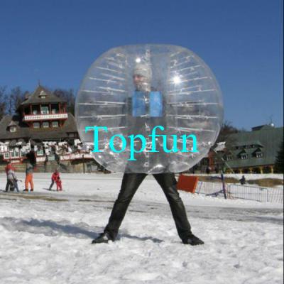 China Zorbing Inflatable Body Bumper Ball , Diam1.5M Adult Bubble Zorb Ball for sale