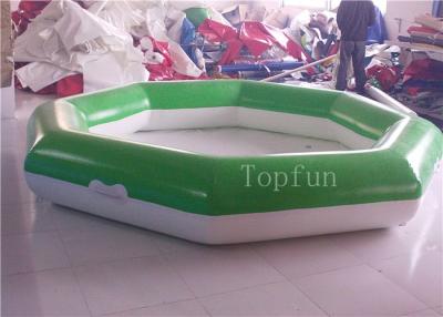 China Family Use Inflatable Swimming Pools , PVC Tarpaulin Inflatable Hexagonal Water Pools for sale