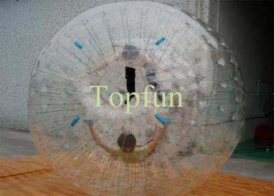 China PVC Plastic Inflatable Zorb Ball Touch Zorbing Human Hamster For 2 People for sale