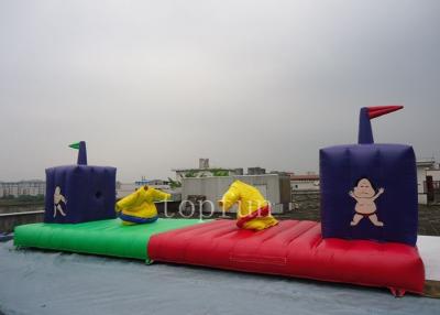 China Customized Inflatable Sumo Wrestler Costume , Adults / Kids Entertainment Sport Games for sale