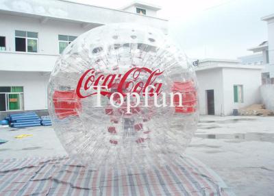 China PVC / TPU Inflatable Zorb Ball , Inflatable Touch Advertising Logo Bubble Soccer for sale