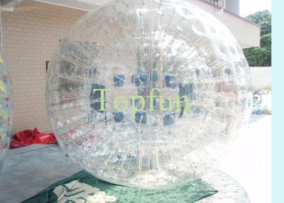 中国 圧延の膨脹可能な Zorb の人間の球の楽しみのための透明な Zorbing Succer の球 販売のため