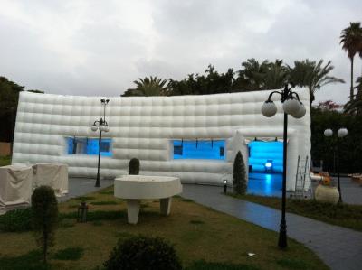 China Giant Romantic Party Inflatable Tent , 0.45mm - 0.55mm PVC Peaceful Home Tent for sale