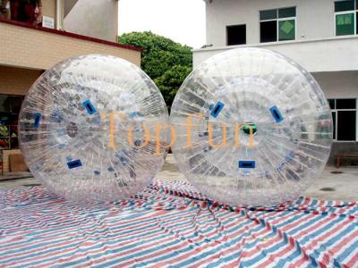 China Transparent Inflatable Zorb Ball Sport For Rolling Down A Hill / Ramp for sale
