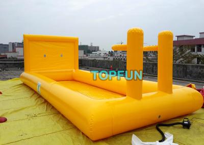 China Basketball Frame Inflatable Swimming Pools 10 x 4m Dimensions For Handle Boat for sale