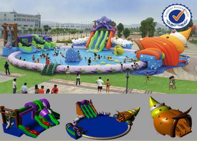 China PVC 30M Inflatable above ground Water Parks for sale