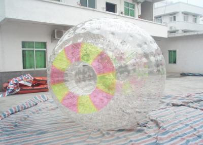 China Rolling Inside Funny Inflatable Zorb Ball , Colorful Entrances Kids Hamster Ball for sale