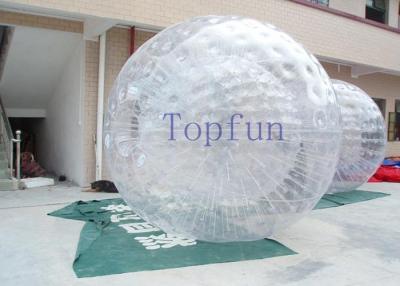China Aire caliente interesante del agua de la bola durable Unti-ULTRAVIOLETA de Zorbing soldado con autógena en venta