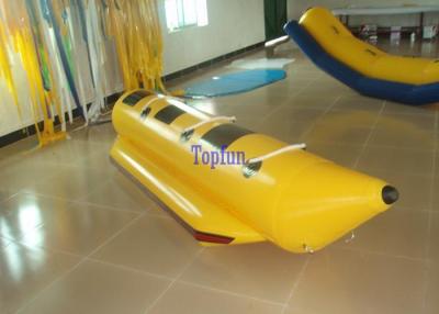 China Summer Single Lane Inflatable Fly Fishing Boats 3 Person Team Banana Boat Race for sale
