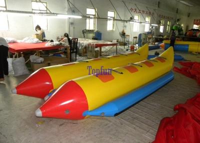 China 8 Person Customized Towable Banana Boat 0.9 mm PVC For Water Park for sale
