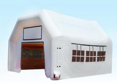 China White Inflatable Event Shelter Outdoor Games Large Inflatable Tent à venda