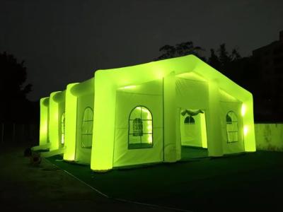 China Large LED Inflatable Tent For Wedding Event Custom Camping Tents for sale