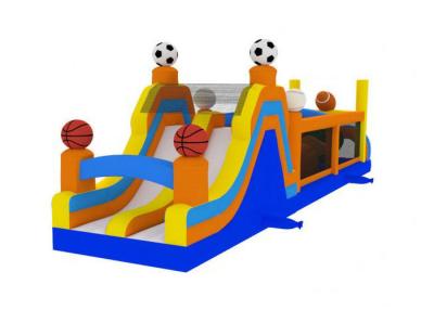 China Funny Sports Inflatable Obstacle Course Race Full Digital Printing for sale