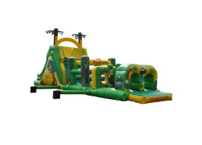 China Funny Jungle Race Inflatable Obstacle Courses Amusement Park for sale