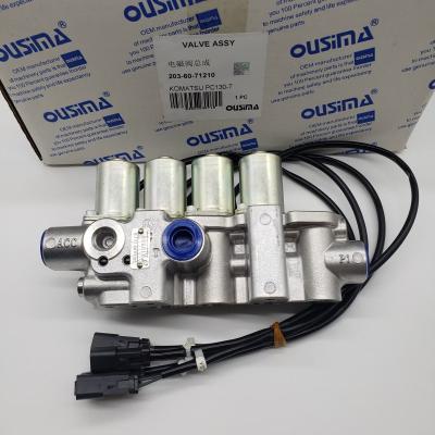 중국 코마츠 PC130-7을 위한 203-60-71210 굴삭기 솔레노이드 밸브 판매용