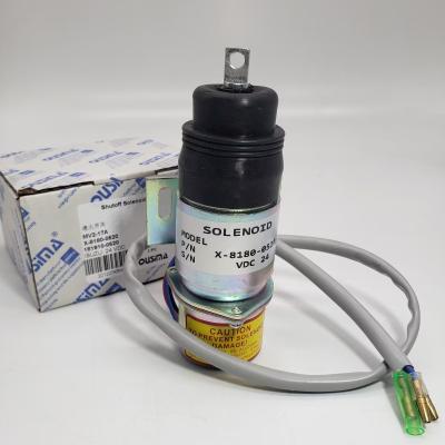 China Solenoide cortado combustível 24V da parada de X-8180-0520 MV2-17A 181910-0520 para ISUZU Engine Part à venda