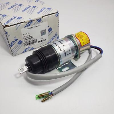Κίνα Τα καύσιμα 181910-0520 Χ-8180-0520 MV2-17A απέκλεισαν το σωληνοειδές 24V στάσεων για το μέρος μηχανών ISUZU προς πώληση